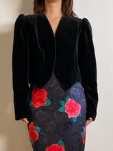 Charger l&#39;image dans la galerie, Vintage Velvet puff blazer
