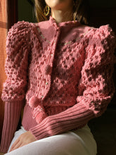 Charger l&#39;image dans la galerie, Vintage austrian rose cardigan
