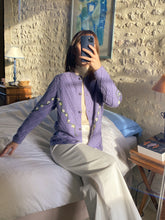 Charger l&#39;image dans la galerie, Vintage lilac cardigan
