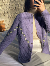 将图片加载到图库查看器，Vintage lilac cardigan
