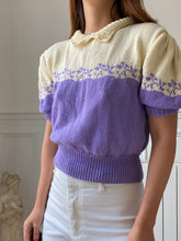 Charger l&#39;image dans la galerie, PRE-ORDER Hand knitted purple pullover
