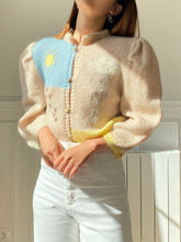 将图片加载到图库查看器，Vintage cardigan mohair dessin
