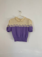 将图片加载到图库查看器，PRE-ORDER Hand knitted purple pullover
