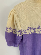 将图片加载到图库查看器，PRE-ORDER Hand knitted purple pullover
