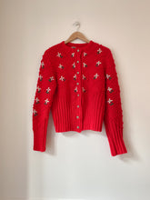 将图片加载到图库查看器，Vintage Austrian red cardigan
