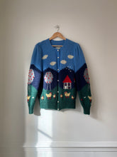 将图片加载到图库查看器，Vintage landscape mohair cardigan
