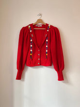 Charger l&#39;image dans la galerie, Vintage Tyrol red cardigan
