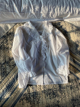 将图片加载到图库查看器，Vintage tyrol white blouse
