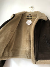 将图片加载到图库查看器，Manteau bomber suede 80s
