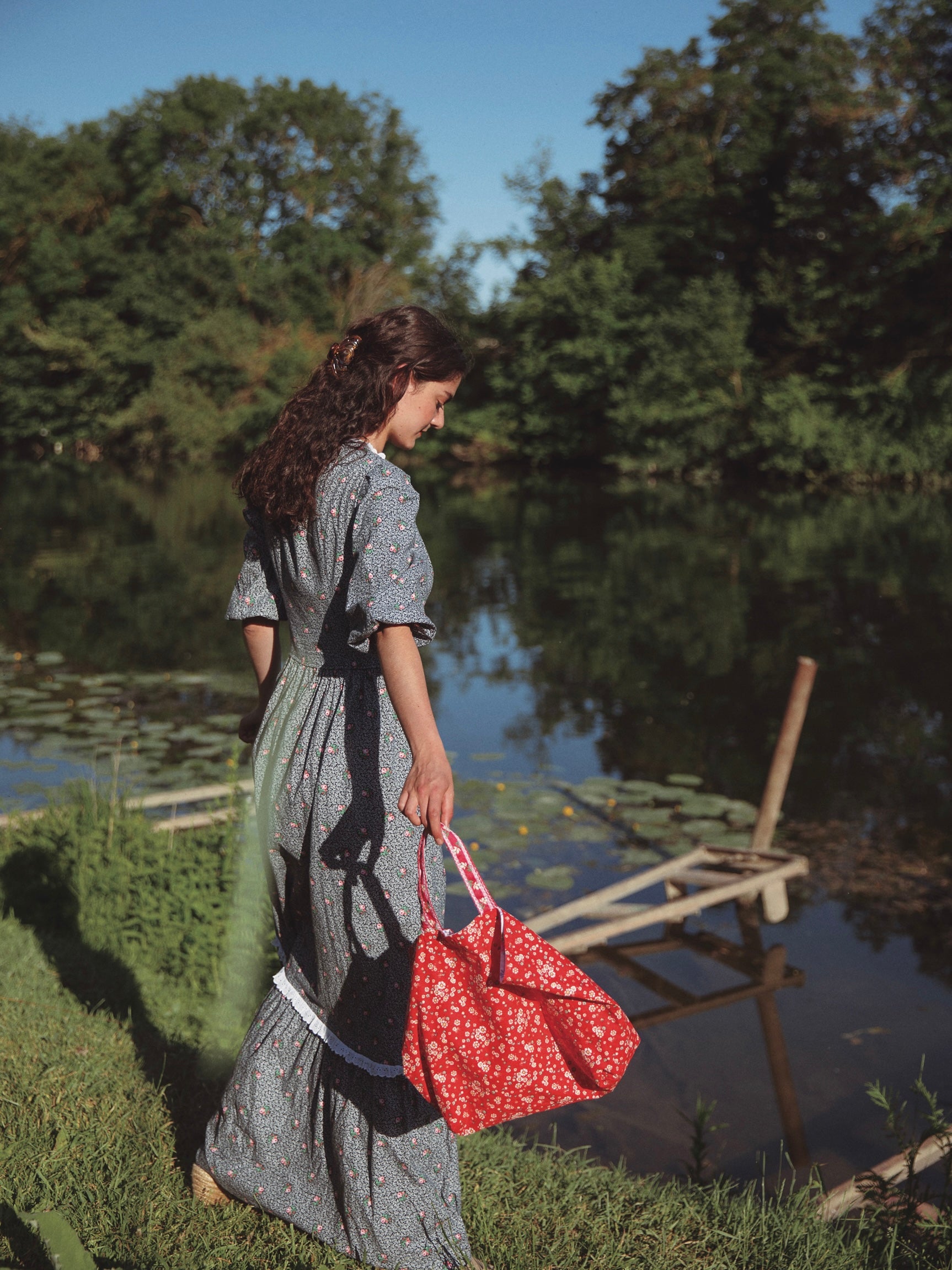 Handmade picnic bag