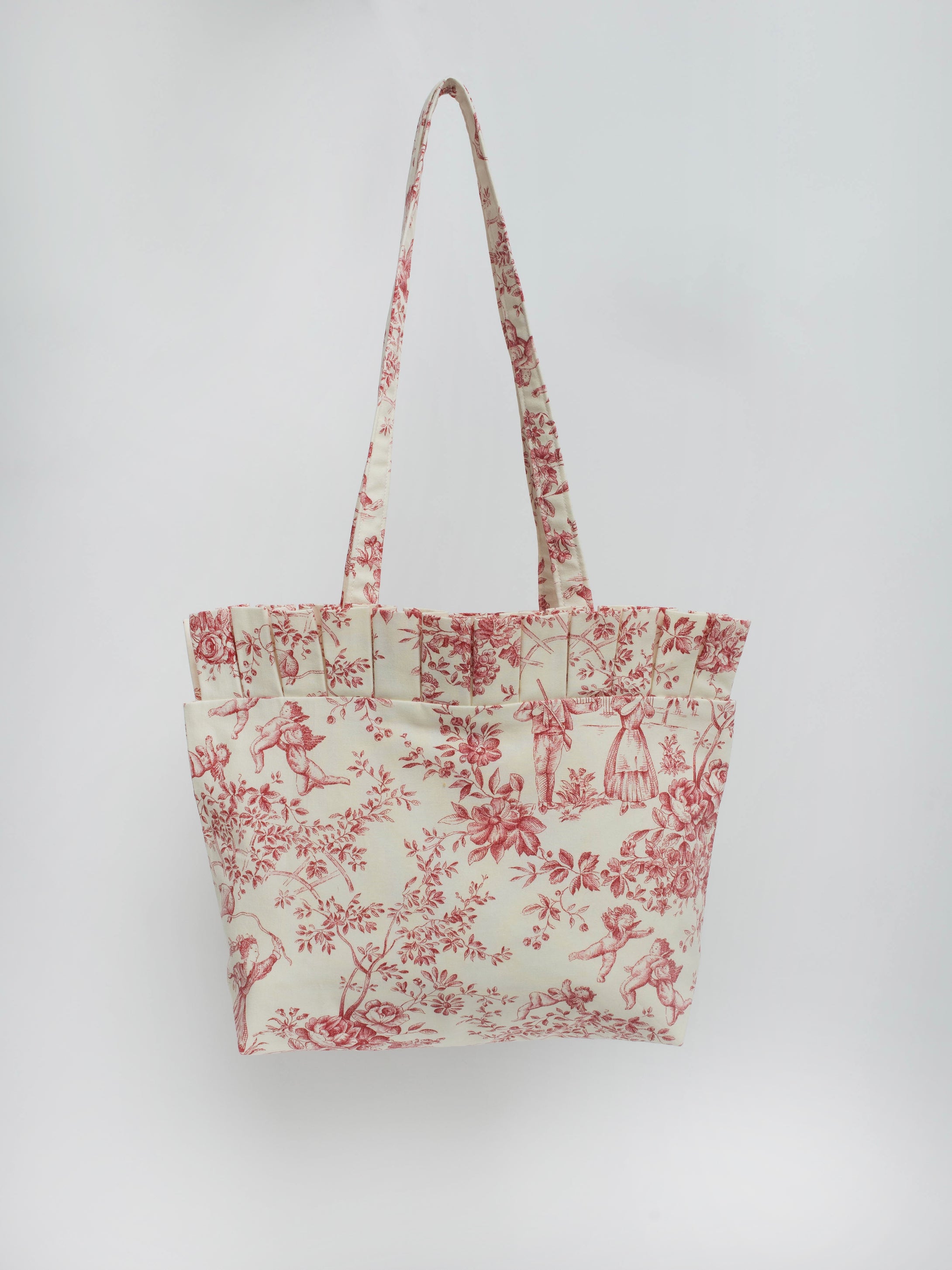 Handmade flounce hem bag